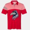 Men's Heathered 3-Stripes Colorblocked Polo Thumbnail