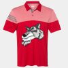 Men's Heathered 3-Stripes Colorblocked Polo Thumbnail