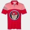 Men's Heathered 3-Stripes Colorblocked Polo Thumbnail
