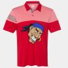 Men's Heathered 3-Stripes Colorblocked Polo Thumbnail