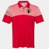 Men's Heathered 3-Stripes Colorblocked Polo Thumbnail
