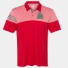 Men's Heathered 3-Stripes Colorblocked Polo Thumbnail