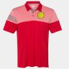 Men's Heathered 3-Stripes Colorblocked Polo Thumbnail