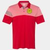 Men's Heathered 3-Stripes Colorblocked Polo Thumbnail