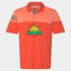 Men's Heathered 3-Stripes Colorblocked Polo Thumbnail
