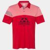 Men's Heathered 3-Stripes Colorblocked Polo Thumbnail
