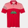Men's Heathered 3-Stripes Colorblocked Polo Thumbnail