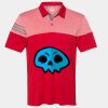 Men's Heathered 3-Stripes Colorblocked Polo Thumbnail