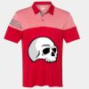 Men's Heathered 3-Stripes Colorblocked Polo Thumbnail