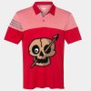 Men's Heathered 3-Stripes Colorblocked Polo Thumbnail