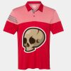 Men's Heathered 3-Stripes Colorblocked Polo Thumbnail