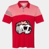 Men's Heathered 3-Stripes Colorblocked Polo Thumbnail