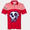 Men's Heathered 3-Stripes Colorblocked Polo Thumbnail