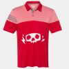 Men's Heathered 3-Stripes Colorblocked Polo Thumbnail