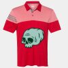 Men's Heathered 3-Stripes Colorblocked Polo Thumbnail