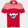 Men's Heathered 3-Stripes Colorblocked Polo Thumbnail