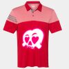 Men's Heathered 3-Stripes Colorblocked Polo Thumbnail