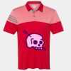 Men's Heathered 3-Stripes Colorblocked Polo Thumbnail