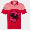 Men's Heathered 3-Stripes Colorblocked Polo Thumbnail