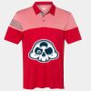 Men's Heathered 3-Stripes Colorblocked Polo Thumbnail