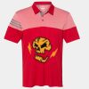 Men's Heathered 3-Stripes Colorblocked Polo Thumbnail