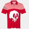Men's Heathered 3-Stripes Colorblocked Polo Thumbnail