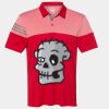 Men's Heathered 3-Stripes Colorblocked Polo Thumbnail