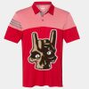 Men's Heathered 3-Stripes Colorblocked Polo Thumbnail