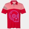 Men's Heathered 3-Stripes Colorblocked Polo Thumbnail