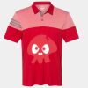 Men's Heathered 3-Stripes Colorblocked Polo Thumbnail