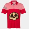 Men's Heathered 3-Stripes Colorblocked Polo Thumbnail