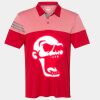 Men's Heathered 3-Stripes Colorblocked Polo Thumbnail