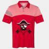 Men's Heathered 3-Stripes Colorblocked Polo Thumbnail