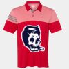 Men's Heathered 3-Stripes Colorblocked Polo Thumbnail