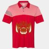 Men's Heathered 3-Stripes Colorblocked Polo Thumbnail