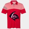 Men's Heathered 3-Stripes Colorblocked Polo Thumbnail