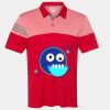 Men's Heathered 3-Stripes Colorblocked Polo Thumbnail