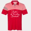 Men's Heathered 3-Stripes Colorblocked Polo Thumbnail