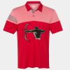 Men's Heathered 3-Stripes Colorblocked Polo Thumbnail