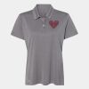 Women's Heathered Polo Thumbnail