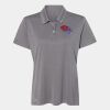 Women's Heathered Polo Thumbnail