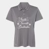 Women's Heathered Polo Thumbnail