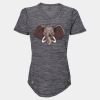 Women's Mèlange Tech V-Neck T-Shirt Thumbnail