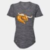 Women's Mèlange Tech V-Neck T-Shirt Thumbnail