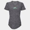 Women's Mèlange Tech V-Neck T-Shirt Thumbnail