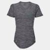 Women's Mèlange Tech V-Neck T-Shirt Thumbnail