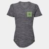 Women's Mèlange Tech V-Neck T-Shirt Thumbnail