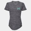Women's Mèlange Tech V-Neck T-Shirt Thumbnail