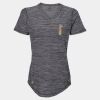 Women's Mèlange Tech V-Neck T-Shirt Thumbnail