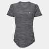 Women's Mèlange Tech V-Neck T-Shirt Thumbnail